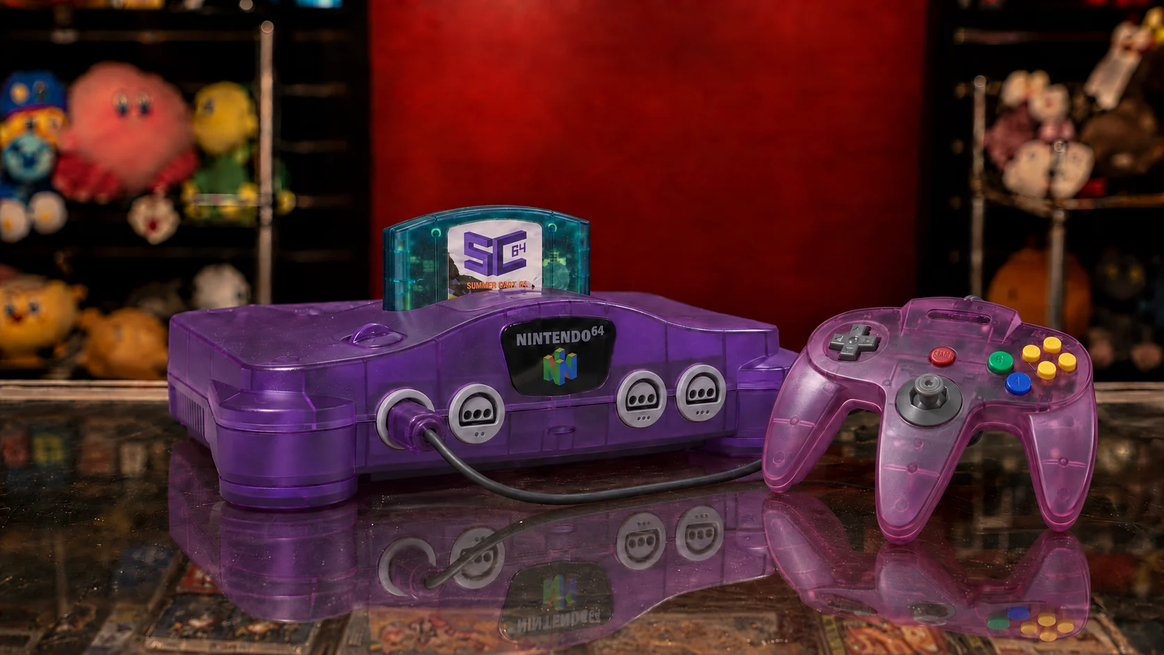Nintendo 64 Grape Purple — view 2