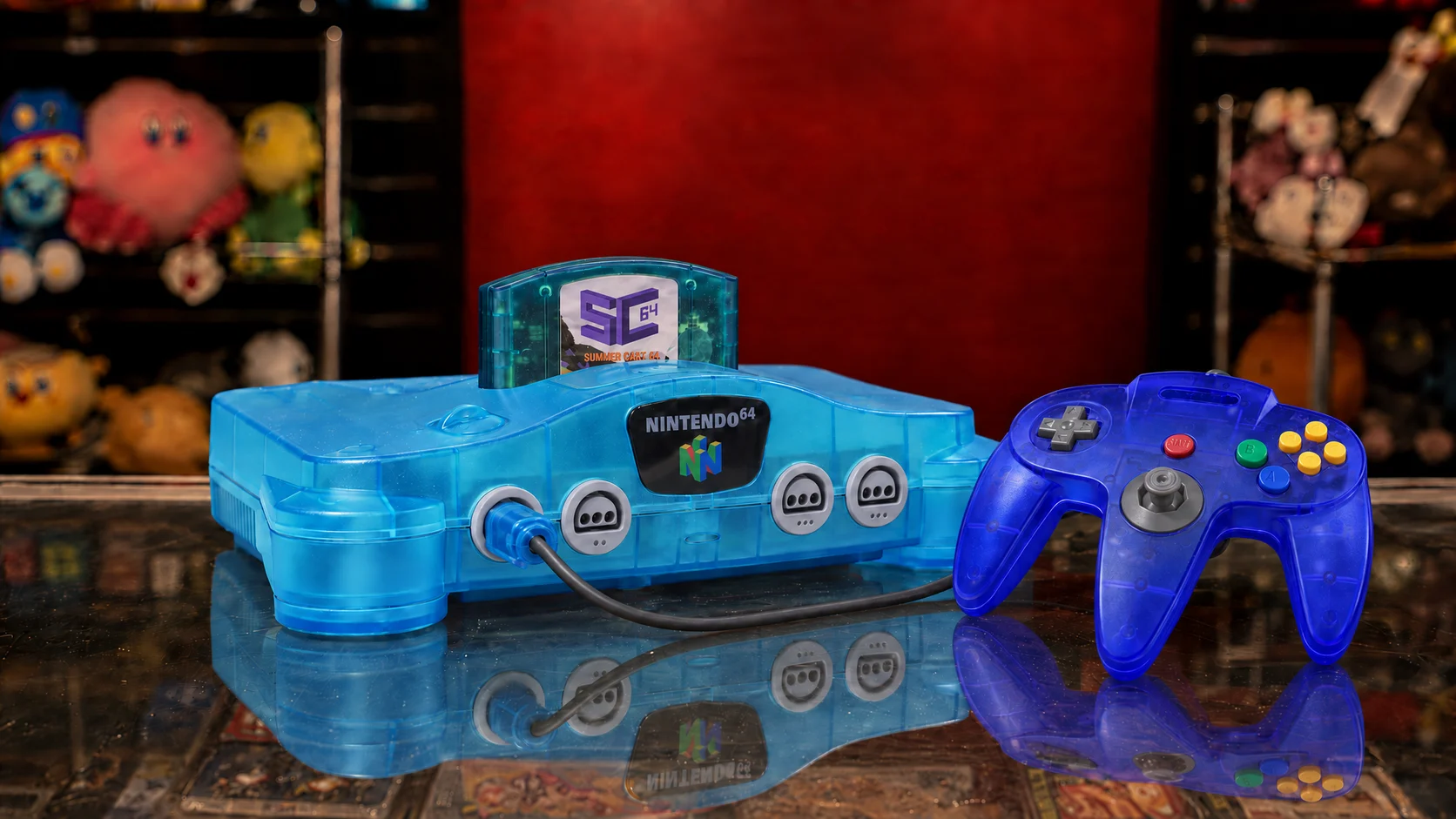 Nintendo 64 Ice Blue — view 2