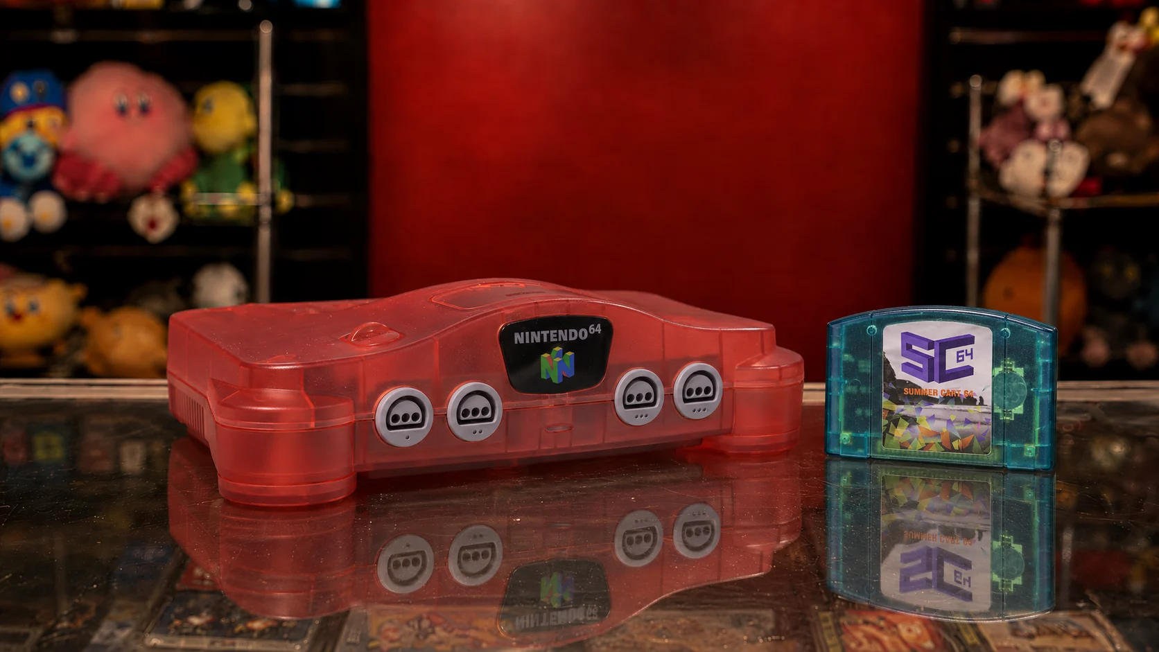 Nintendo 64 Watermelon Red — view 4